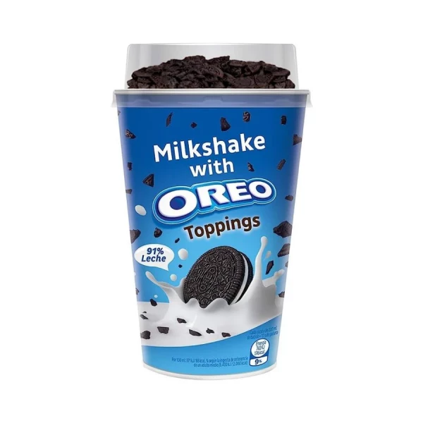 Milchshake Oreo mit Topping – 200 ml