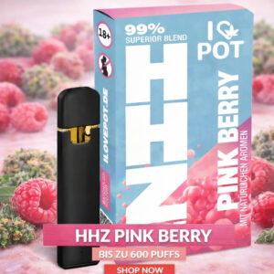 HHZ Vape – Pink Berry (99% Superior Blend, 1 ml)